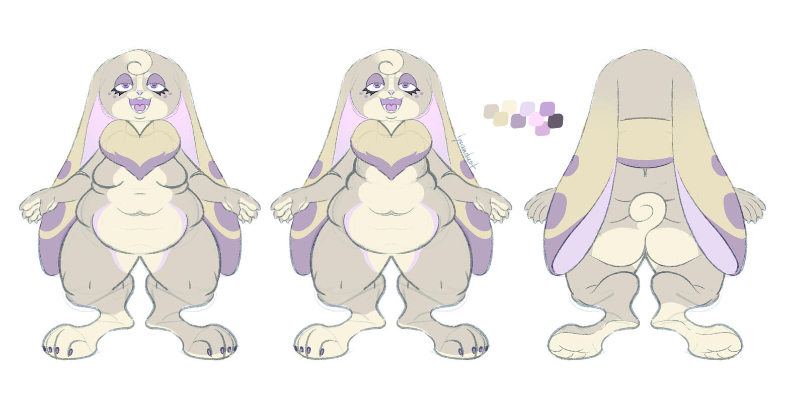 Sketched ref sheet