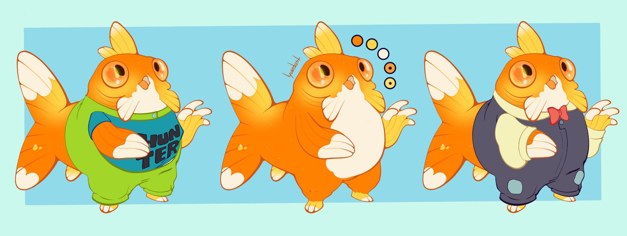 Lined ref sheets + outfits