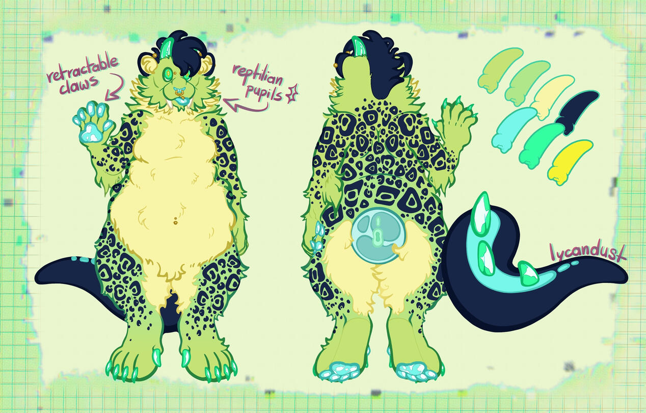 Lined ref sheet