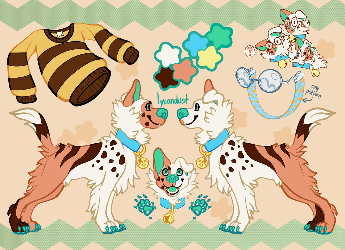 Lined ref sheet + accessories